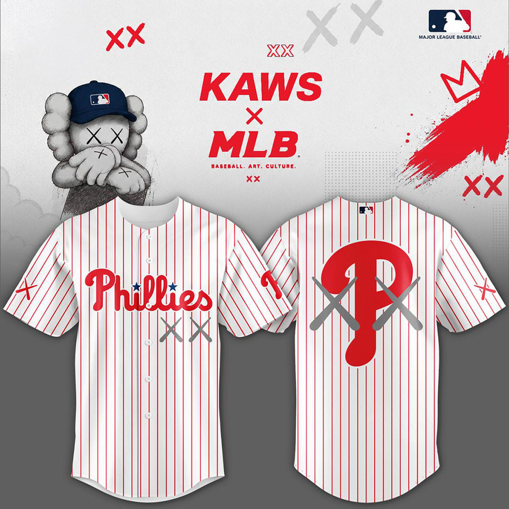 Philadelphia Phillies X Kaws 2026 Baseball Jersey HG Phillies Merch Baseball Enthusiast Gifts – Joyoce