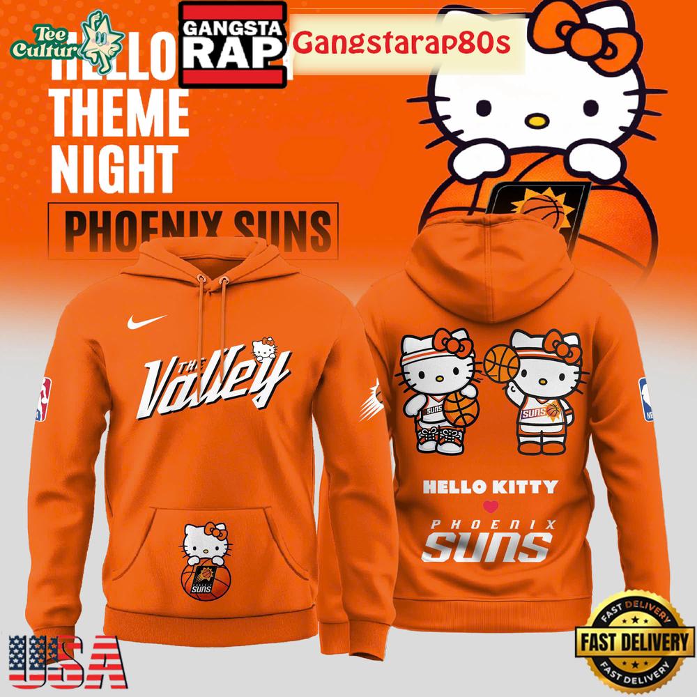 Phoenix Suns x Hello Kitty Night 2026 Special Edition Unisex T-Shirt Hoodie Or Zip-up Hoodie LN Shirt