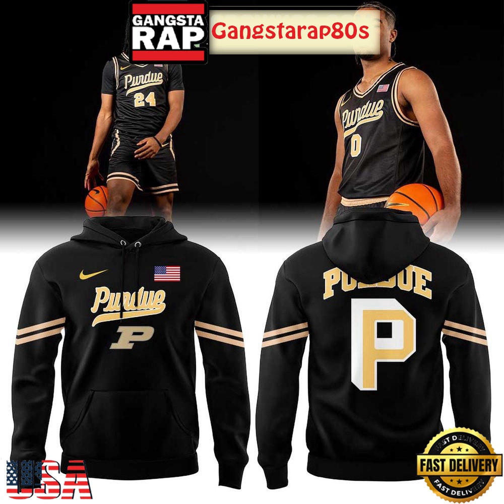 Purdue Basketball Night Mode Uniform 2025 Unisex T-Shirt Hoodie Or Zip-up Hoodie LN