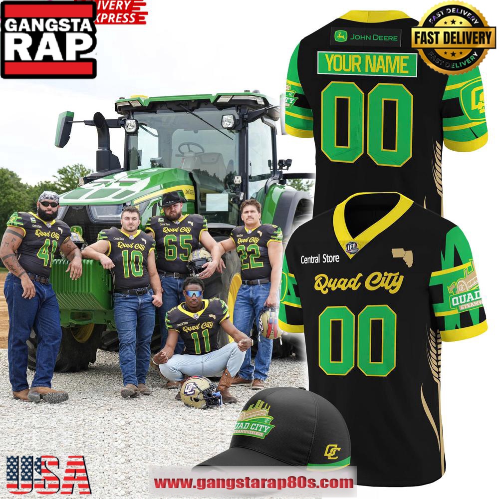 Quad City Steamwheelers Country Night 2025 Personalized Football Jersey LN