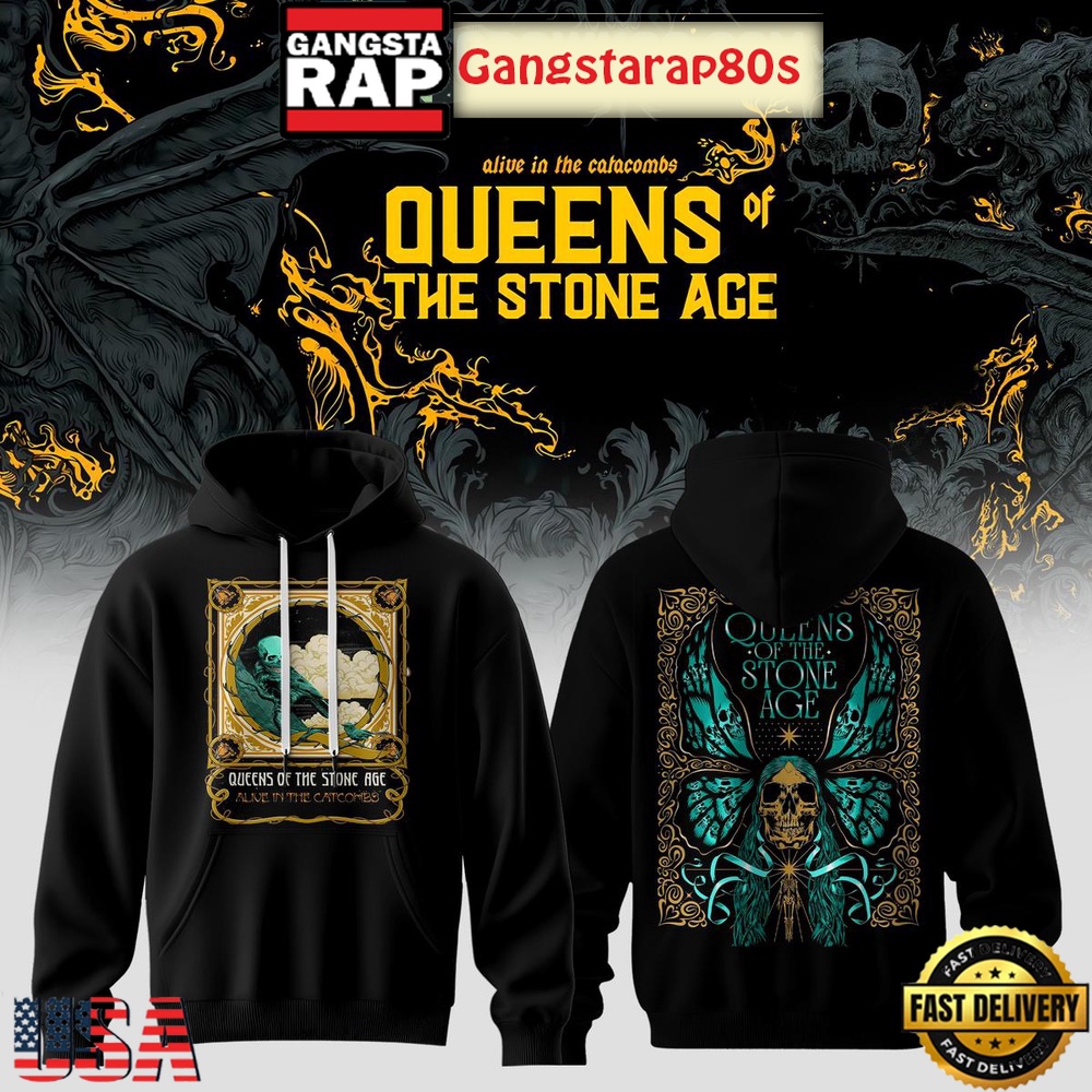 Queens of the Stone Age 2026 Tour Unisex T-Shirt Hoodie Or Zip-up Hoodie LN