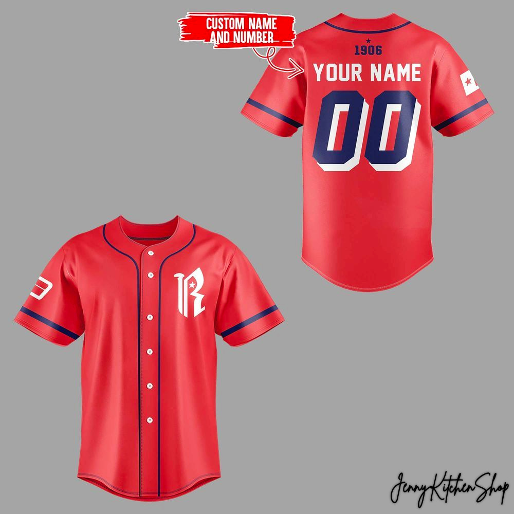 Radford Highlanders 2026 Red HFN Baseball Jersey - Image 2