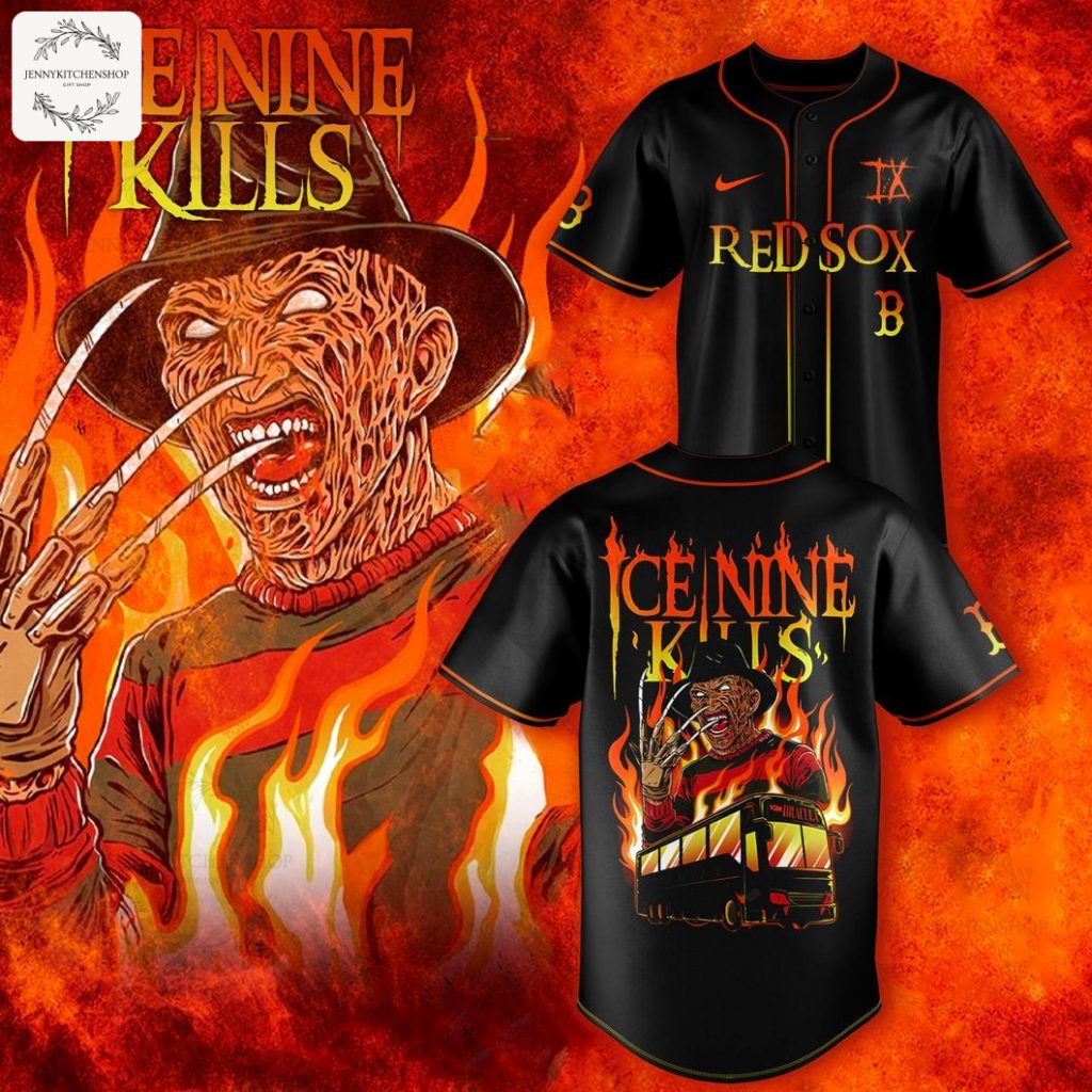 Red Sox x Ice Nine Kills 2025 Tour HFN Baseball Jersey