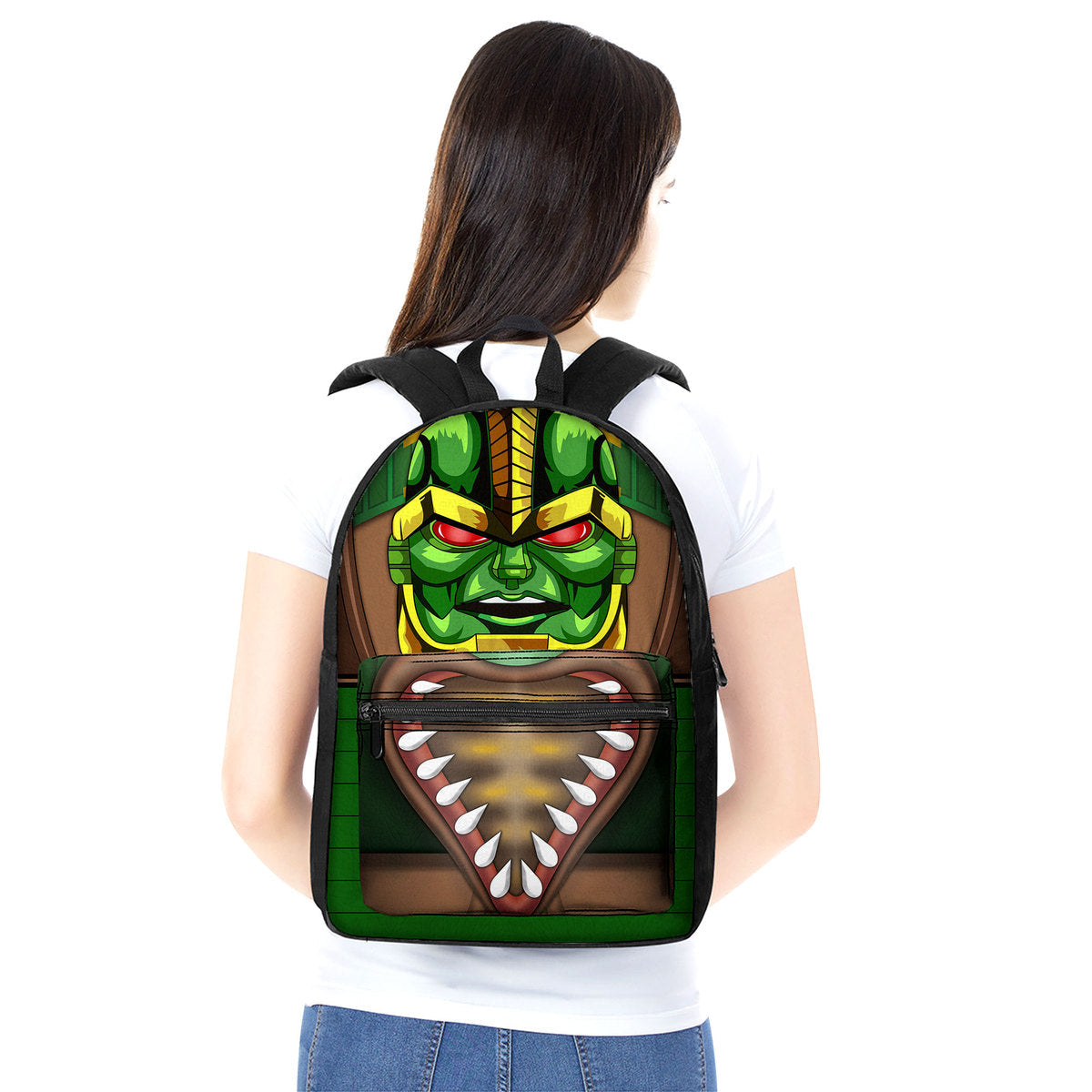 Rhinox Beast War Custom Backpack LN Back to School Traveller Lovers Outside Vlog Backpack Gift - Image 3