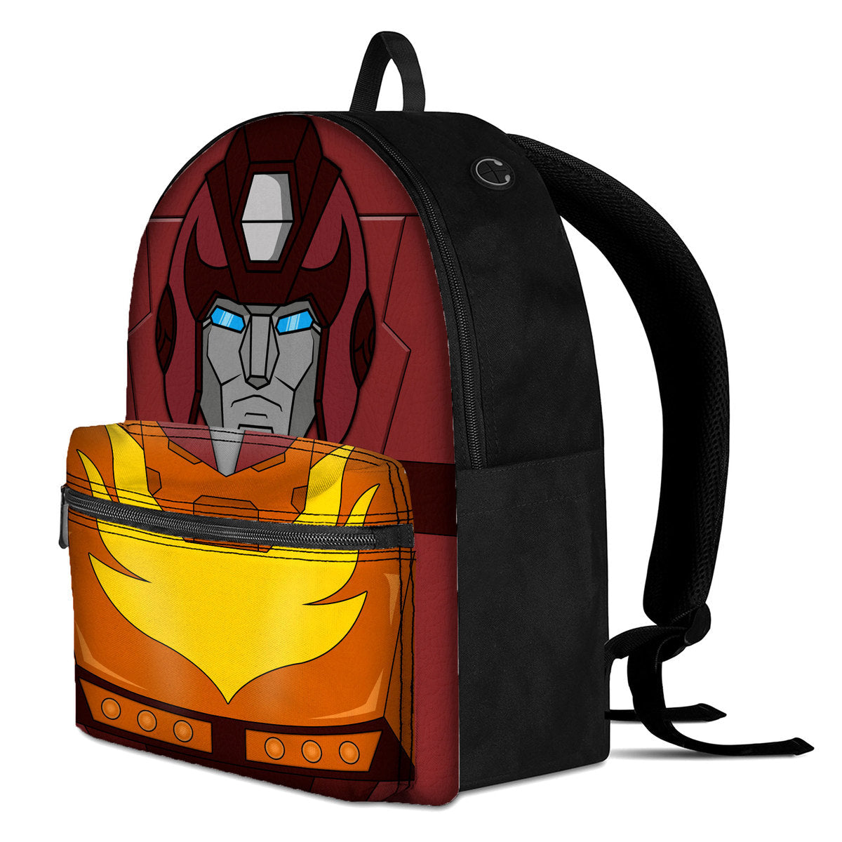 Rodimus Prime Custom Backpack LN Back to School Traveller Lovers Outside Vlog Backpack Gift - Image 2