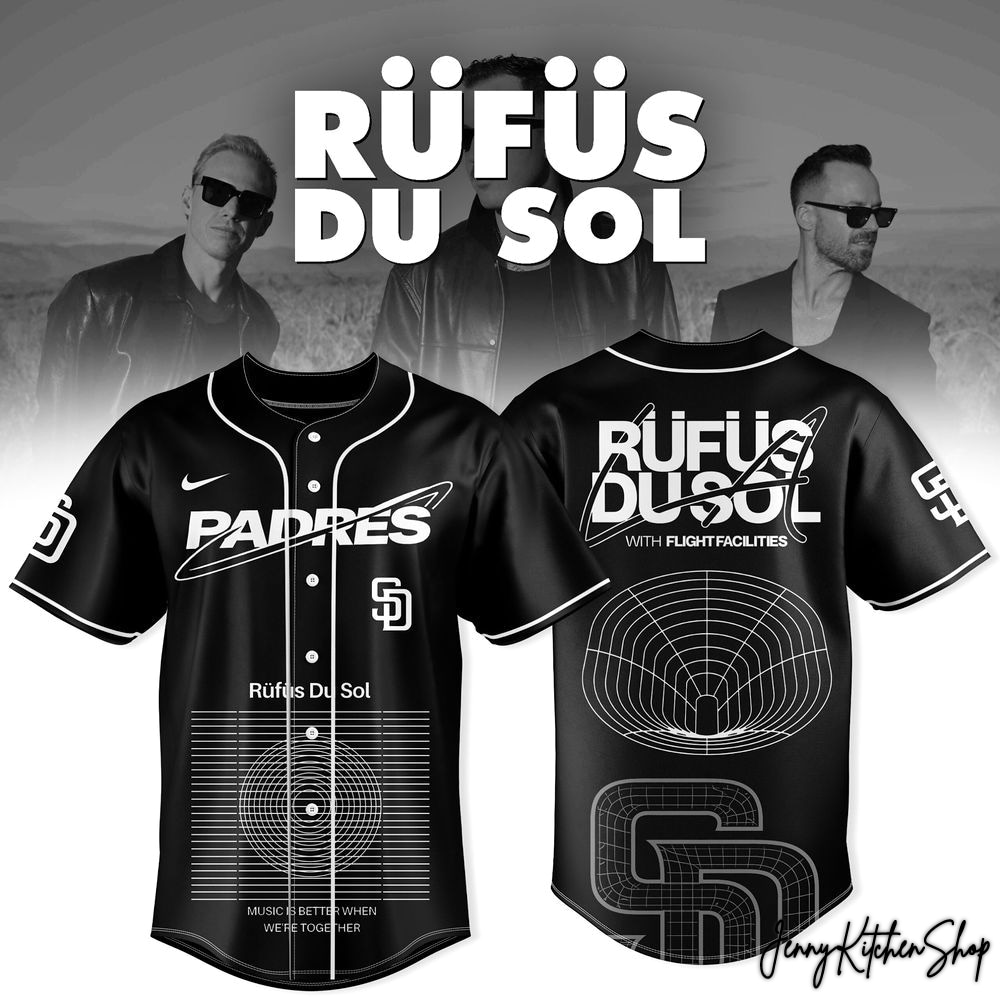 RUFUS DU SOL x San Diego Padres 2026 Tour Limited HFN Baseball Jersey