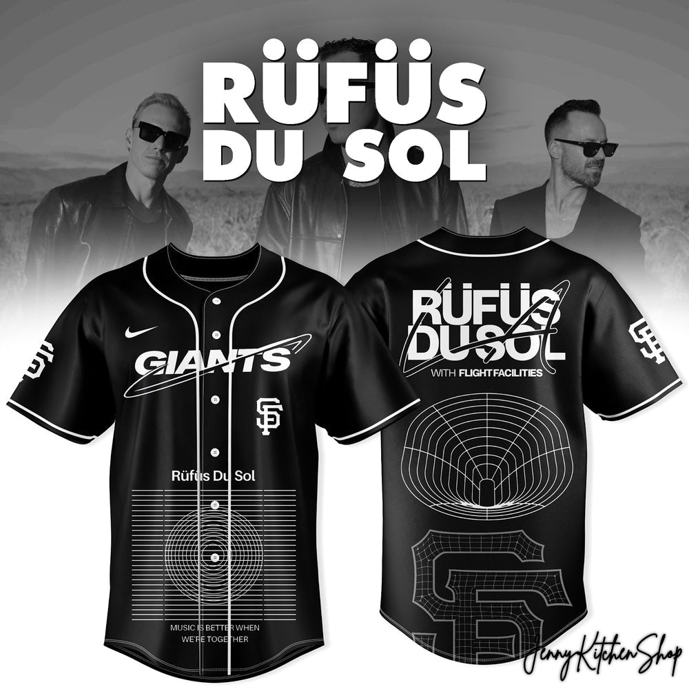 RUFUS DU SOL x San Francisco Giants Tour 2026 HFN Baseball Jersey