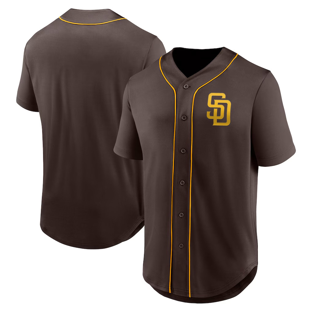San Diego Padres Merch 2026 SD Padres Baseball Jersey HG Brown Gifts For Husband