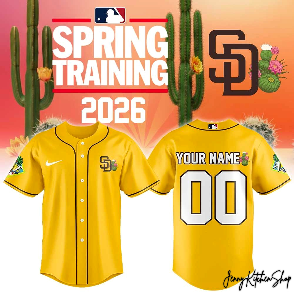 San Diego Padres Spring Training 2026 HFN Baseball Jersey - Image 2