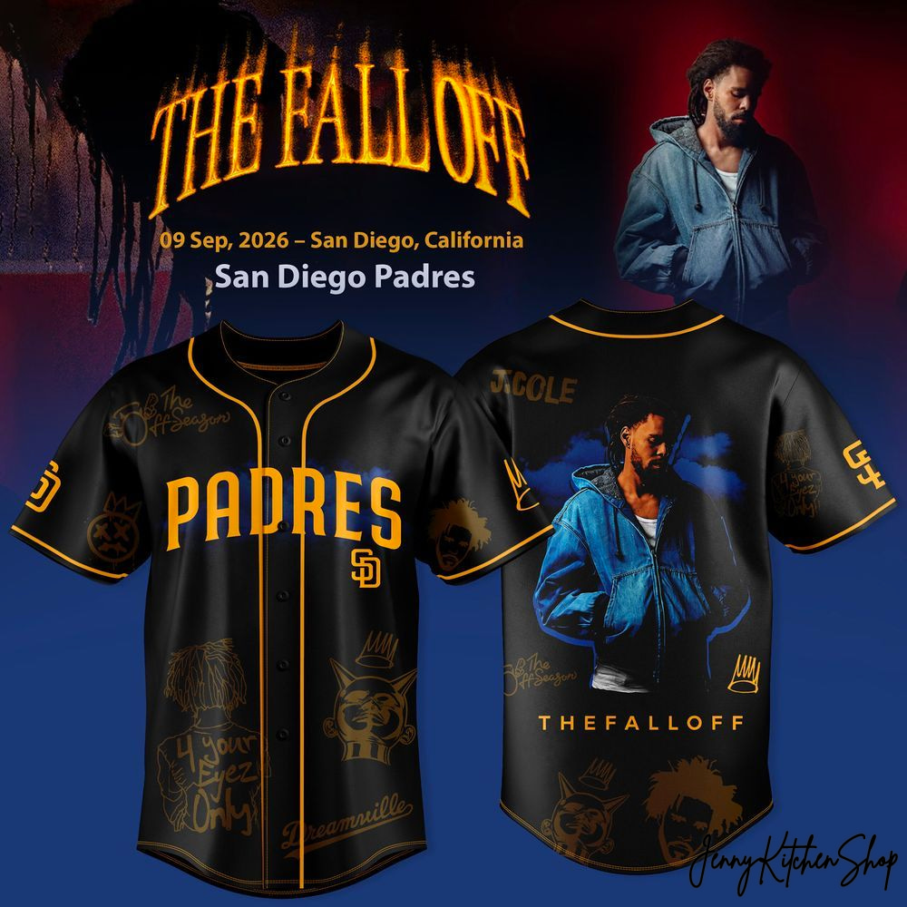 San Diego Padres x The Fall Off World Tour 2026 HFN Baseball Jersey