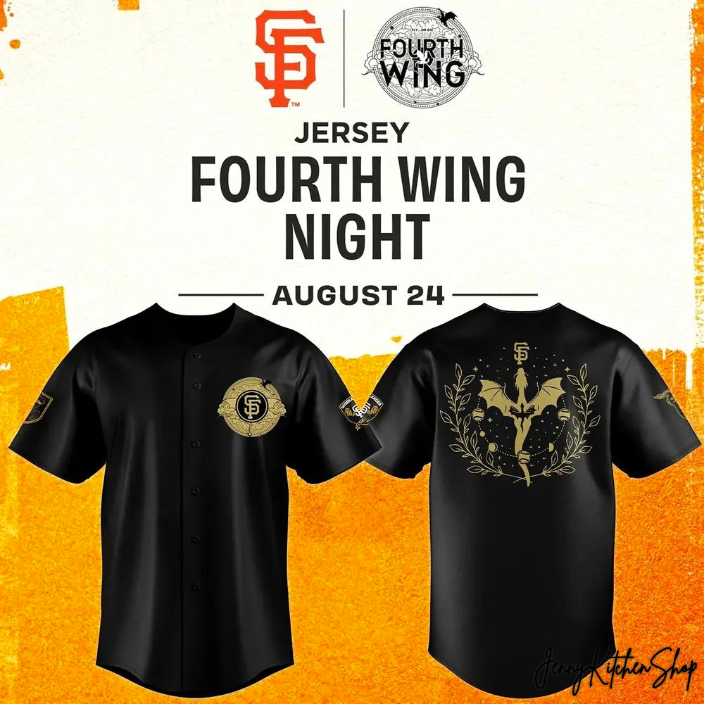 San Francisco Giants 2026 Fourth Wing Night HFN Baseball Jersey
