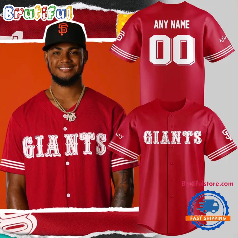 San Francisco Giants 49ers Night 2025 Limited Edition HFN Baseball Jersey