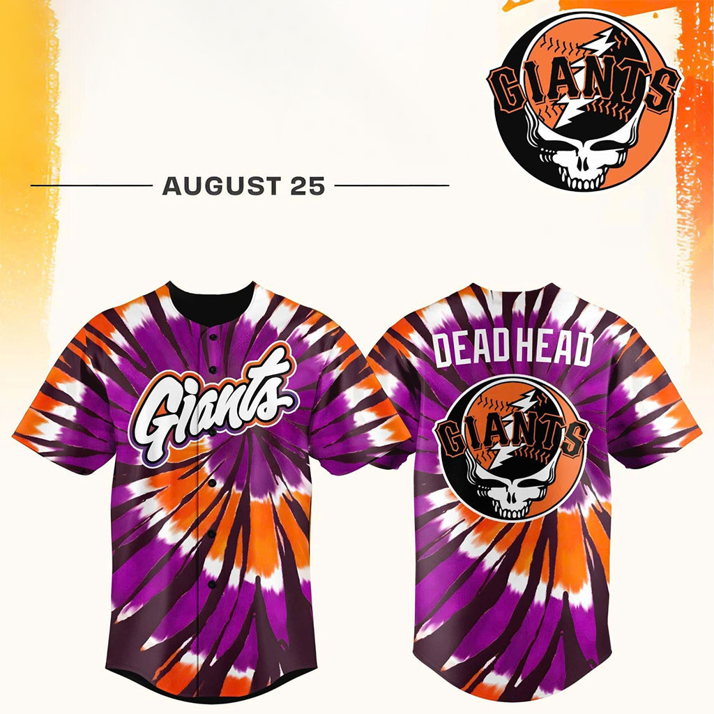 San Francisco Giants Grateful Dead Night 2026 Baseball Jersey HG SF Giants Merch Gift For Husband