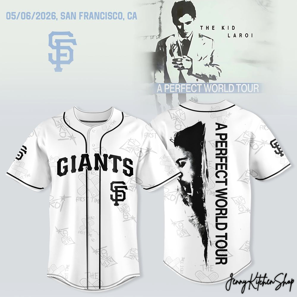 San Francisco Giants x The Kid Laroi 2026 A Perfect World Tour HFN Baseball Jersey