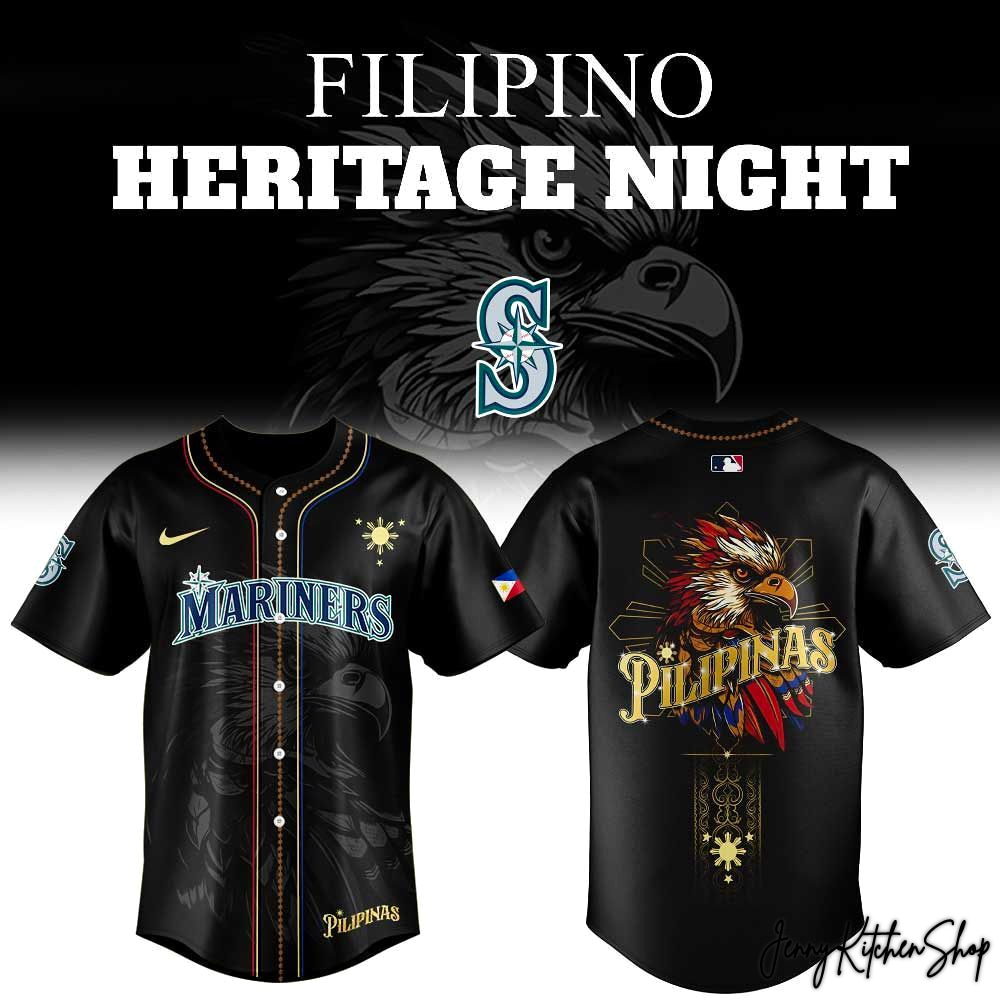 Seattle Mariners 2026 Filipino Heritage Night Limited HFN Baseball Jersey