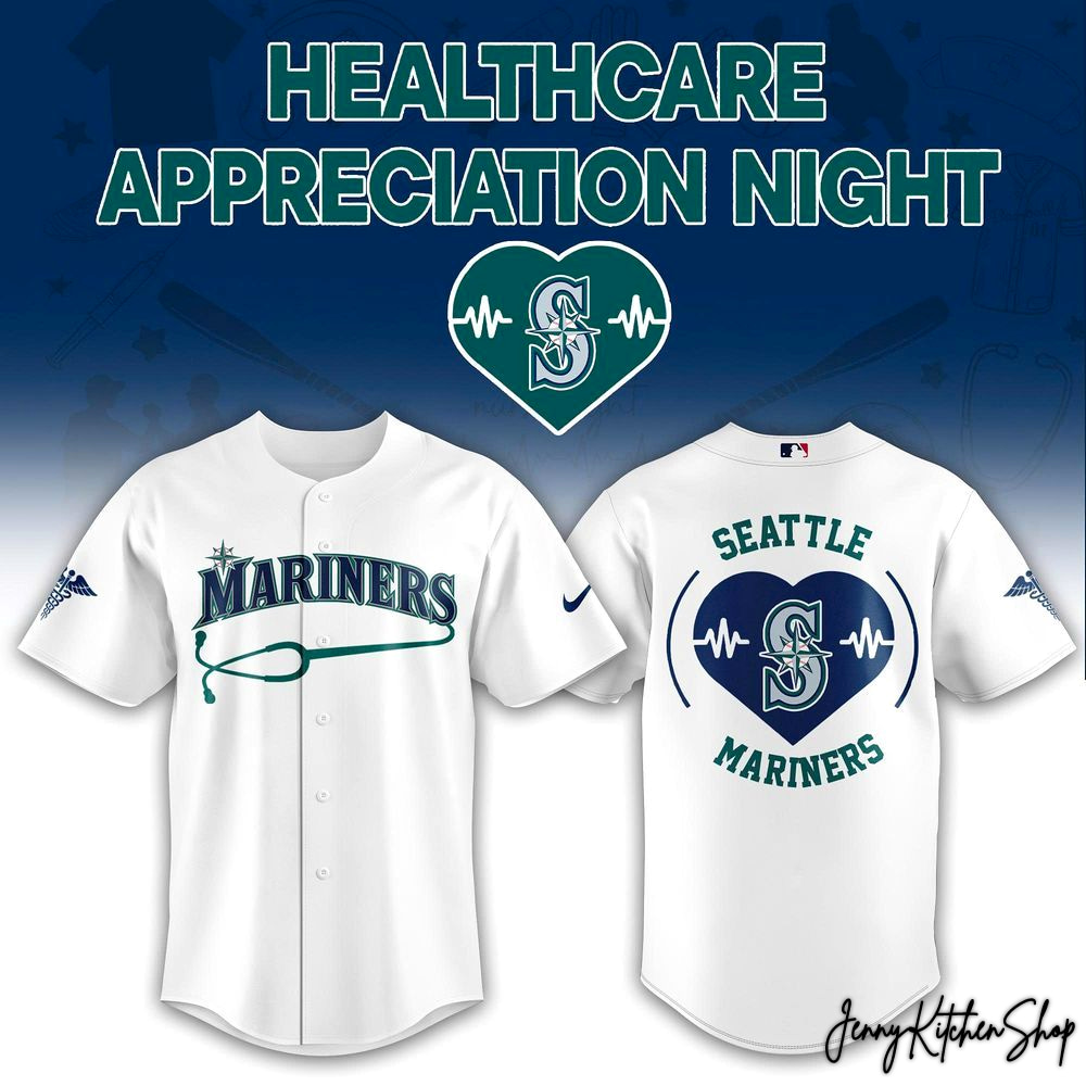 Seattle Mariners 2026 Healthcare Appreciation Night HFN Baseball Jersey - Image 2