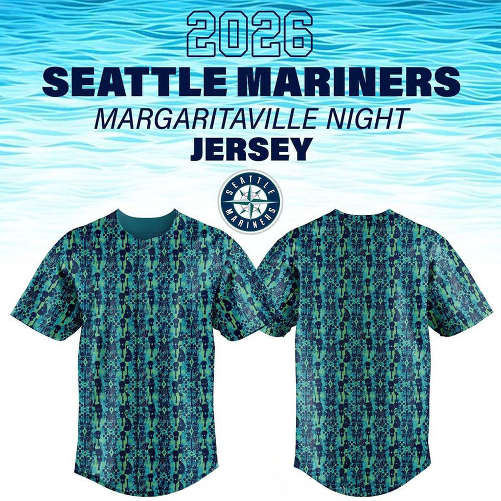 Seattle Mariners Margaritaville Night 2026 Baseball Jersey HG Seattle Mariners Merch Gift For Fans