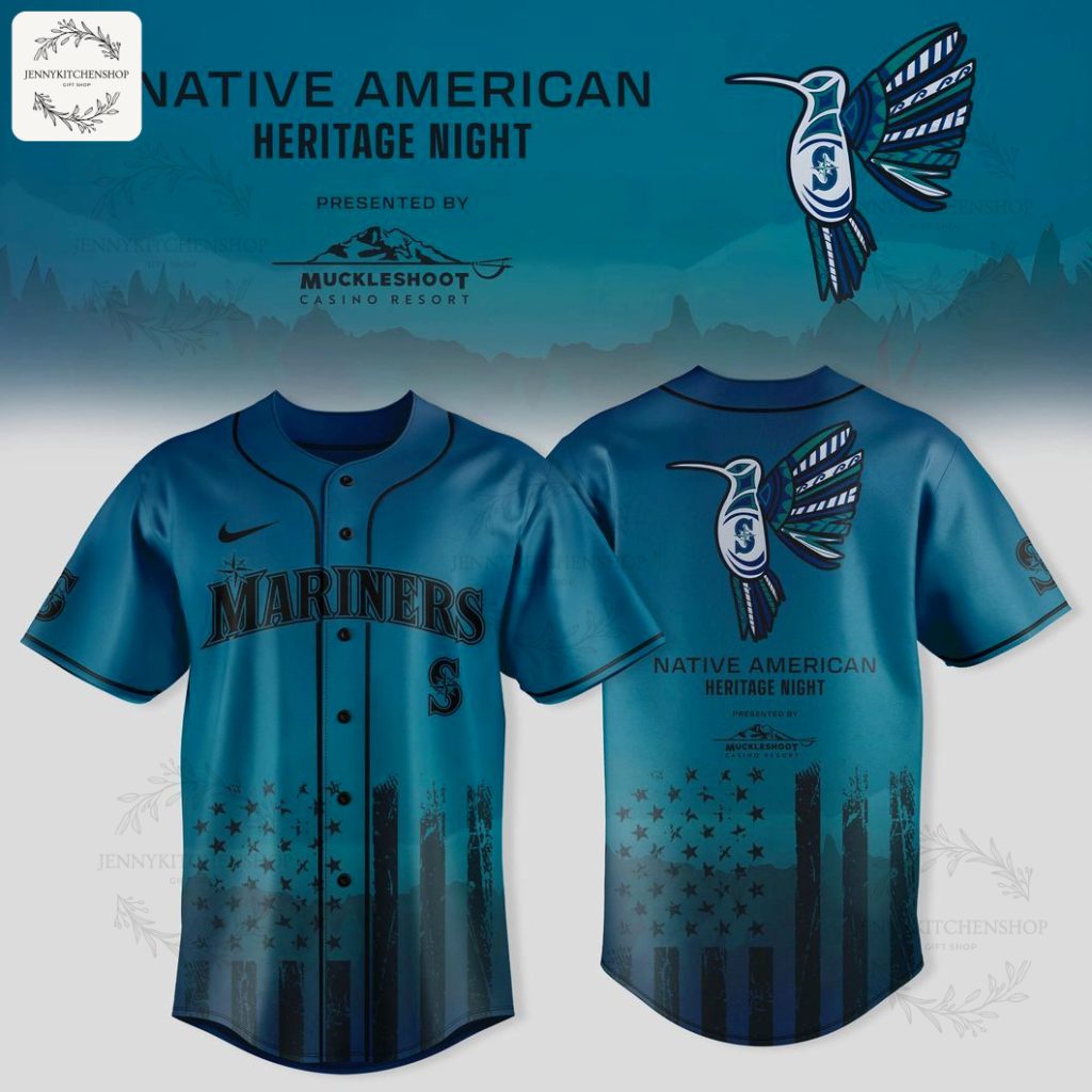 Seattle Mariners Native American Heritage Night 2025 For Fans Limited HFN Baseball Jersey