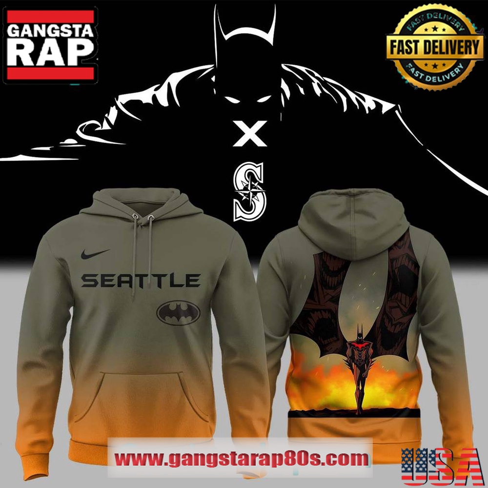 Seattle Mariners x Batman Special All Over Print T-Shirt Hoodie Or Zip-up Hoodie LN Shirt