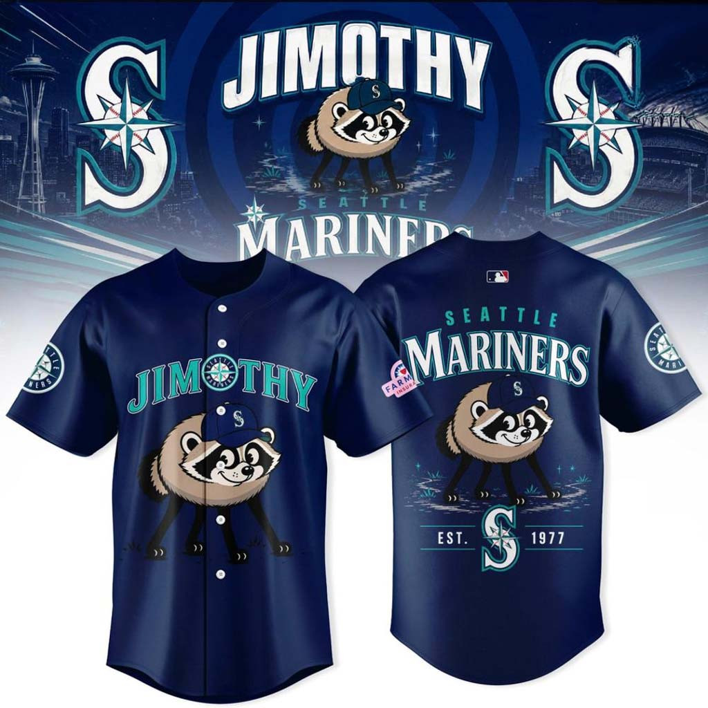 Seattle Mariners x Jimothy 2026 Baseball Jersey HG Mariners Merch Gifts For Baseball Fans – Joyoce