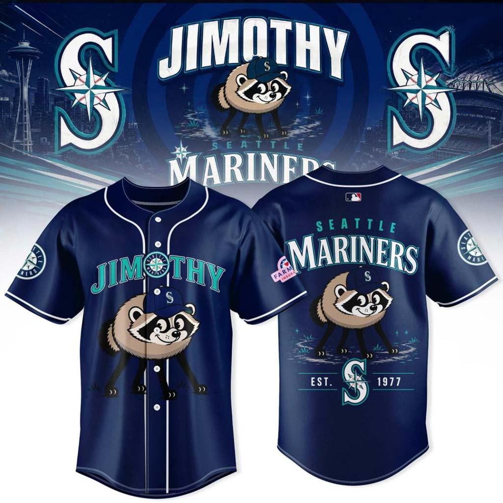 Seattle Mariners x Jimothy 2026 Baseball Jersey HG Mariners Merch Gifts For Baseball Lovers – Joyoce