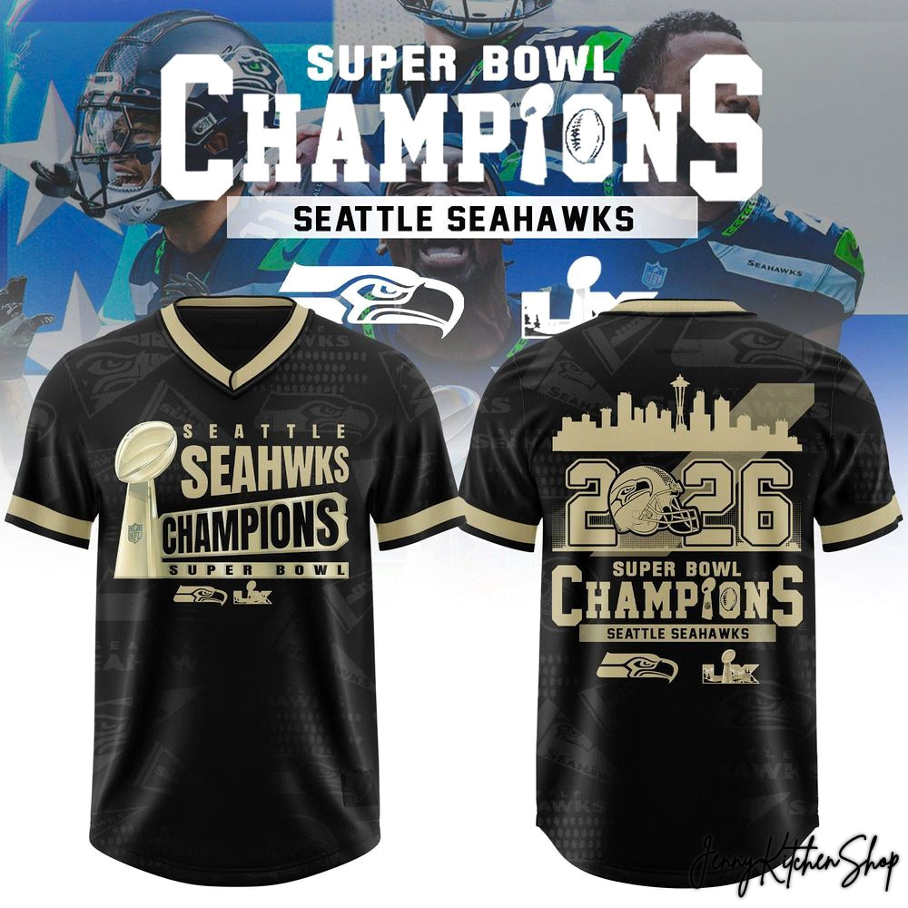 Seattle Seahawks 2026 Super Bowl Champions LX HFN Football Jersey