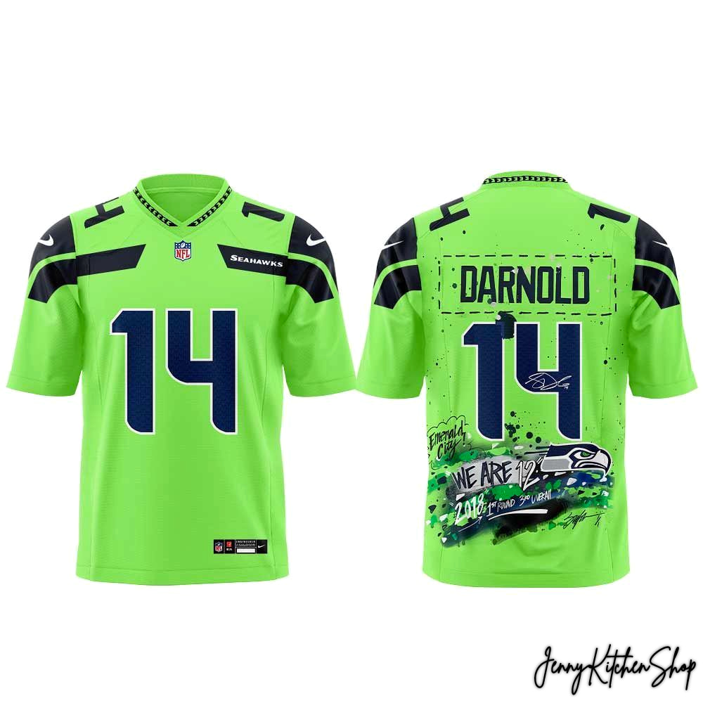 Seattle Seahawks Fine Art Launches 2026 Super Bowl HFN Football Jersey - Image 5