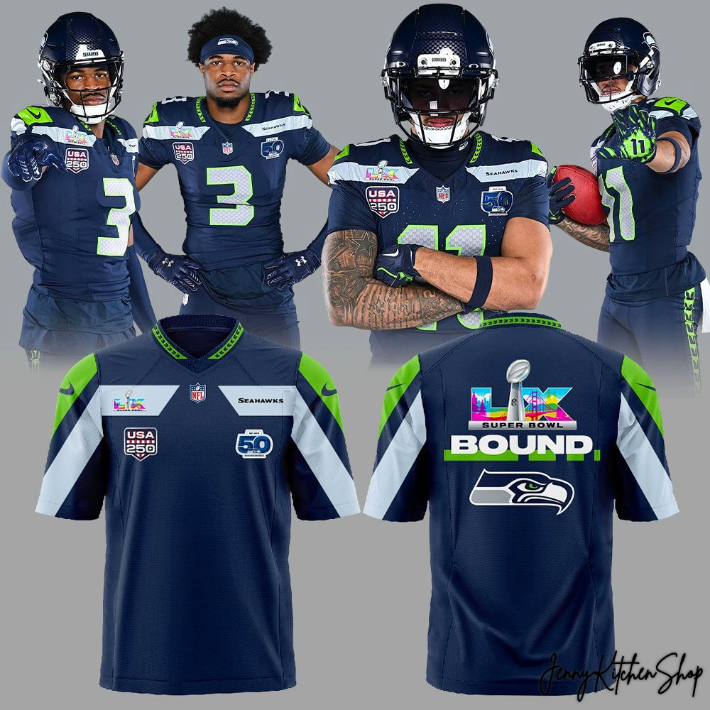 Seattle Seahawks USA 250 Super Bowl LX HFN Football Jersey