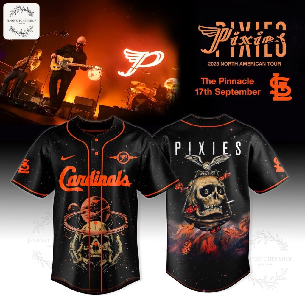 St Louis Cardinals x PIXIES North American Tour 2025 HFN Baseball Jersey