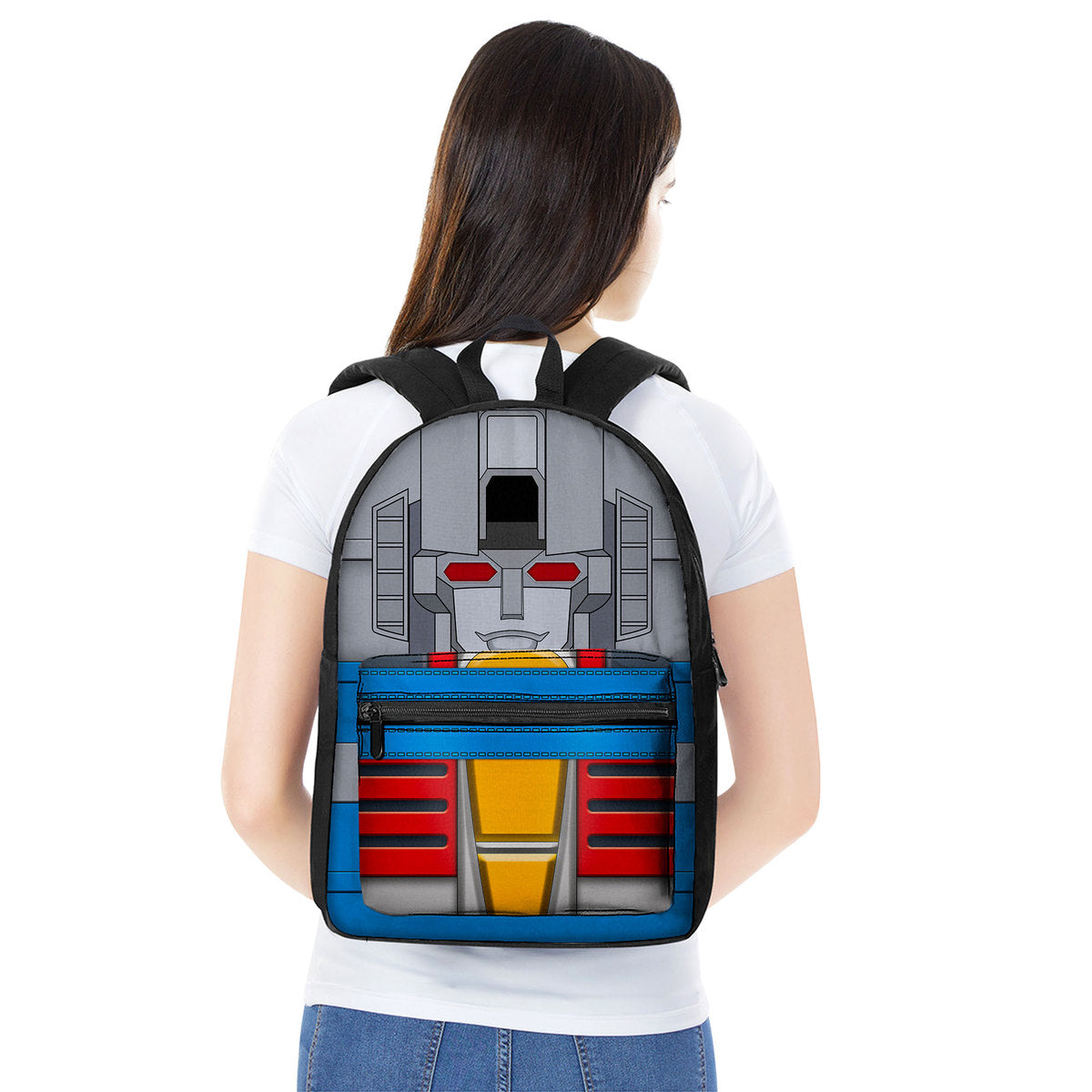 Starscream Custom Backpack LN Back to School Traveller Lovers Outside Vlog Backpack Gift - Image 3