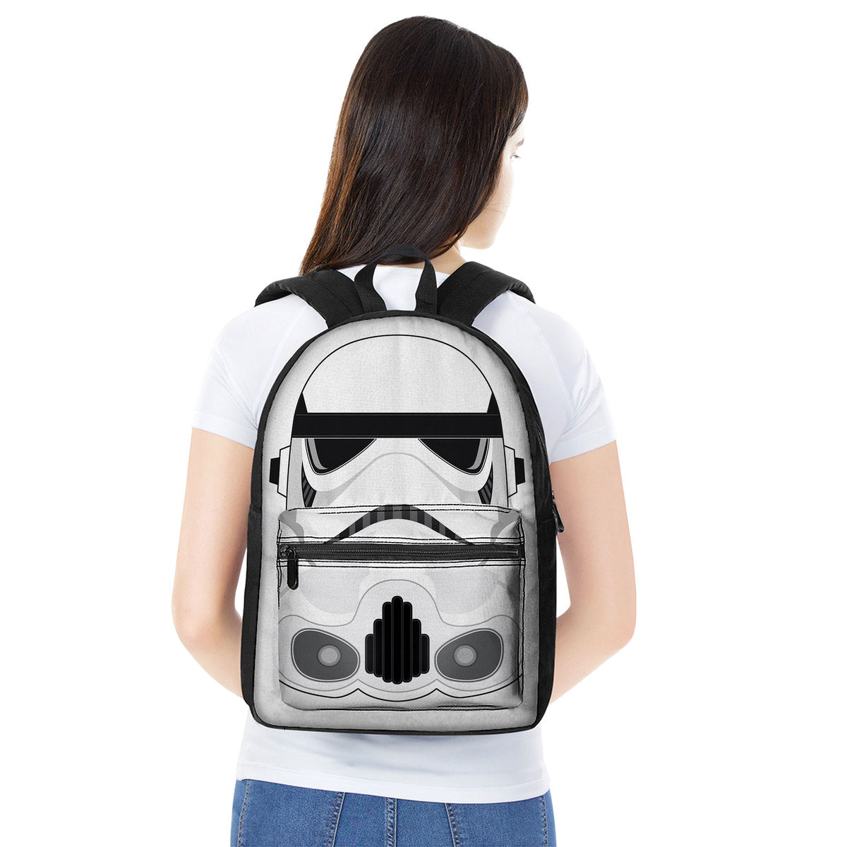 Storm Trooper Custom Backpack LN Back to School Traveller Lovers Outside Vlog Backpack Gift - Image 3