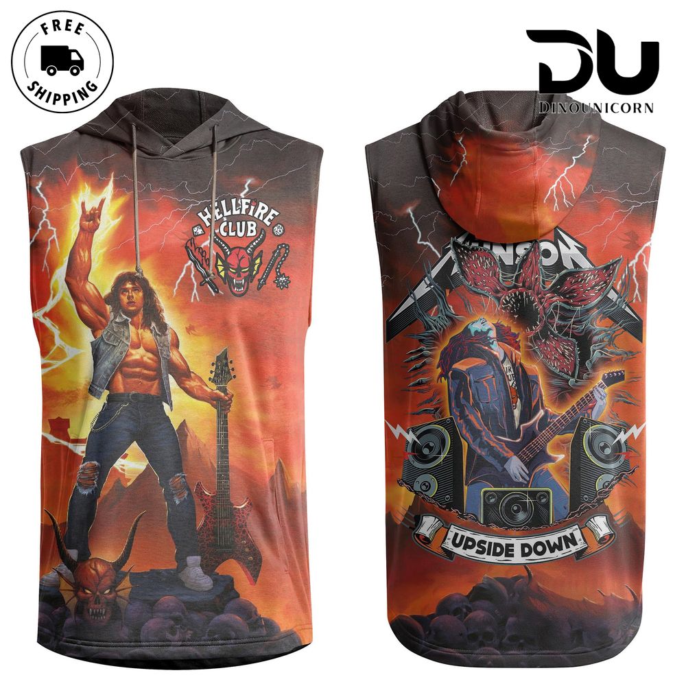 Stranger Things Hellfire Club Tshirt, Hoodie, Sleeveless Hoodie, Zipup Hoodie NNA - Image 2