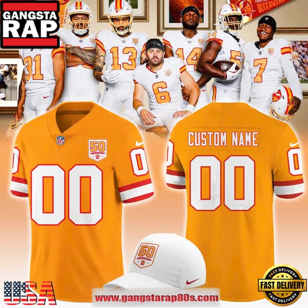 Tampa Bay Buccaneers Nike Creamsicle 2025 Personalized Football Jersey LN