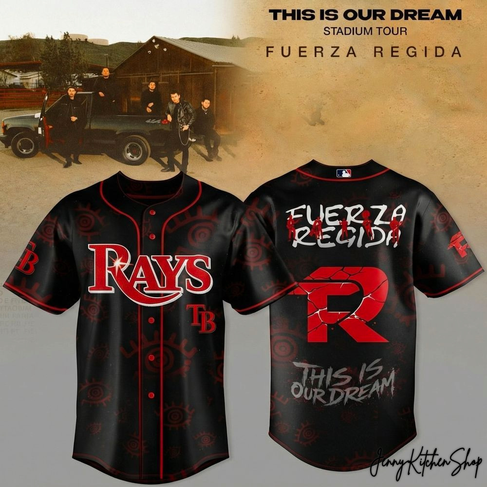 Tampa Bay Rays x Fuerza Regida This Is Our Dream Stadium Tour 2026 HFN Baseball Jersey