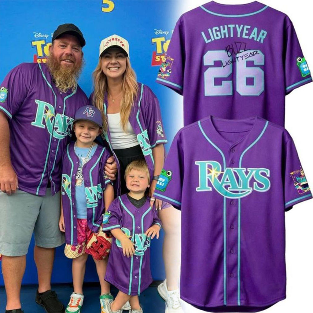 Tampa Bay Rays X Toy Story 5 Special Edition Baseball Jersey HG Rays Merch Gift For Fans