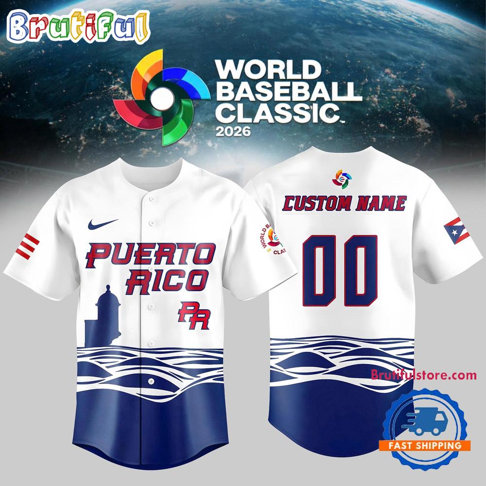 Team Puerto Rico 2026 World Baseball Classic Pesonalized HFN Baseball Jersey Shirt