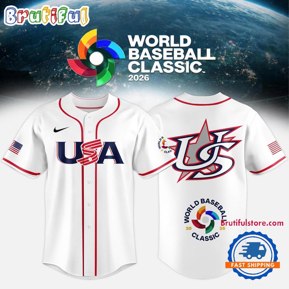 Team USA 2026 World Baseball Classic Limited HFN Baseball Jersey Shirt