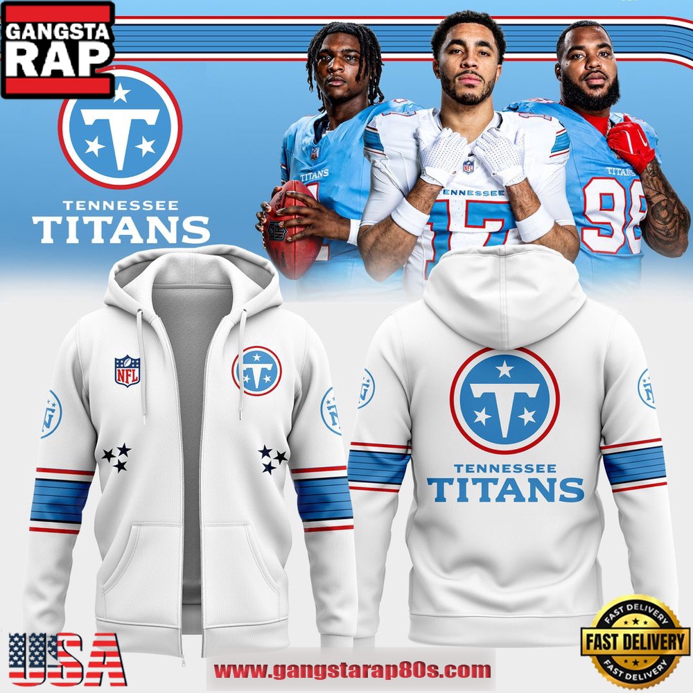 Tennessee Titans Cameron Ward New Season 2026 Zip T-Shirt Hoodie Or Zip-up Hoodie LN