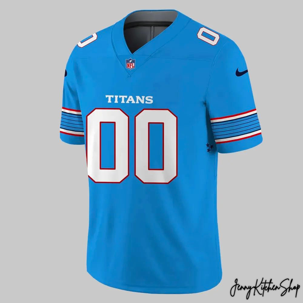 Tennessee Titans New Uniform 2026 Custom HFN Football Jersey - Image 3