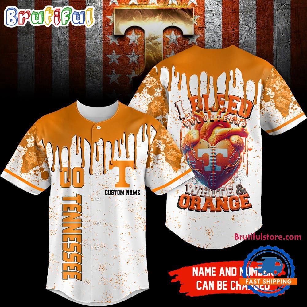 Tennessee Volunteers NCAA I Bleed HFN Baseball Jersey