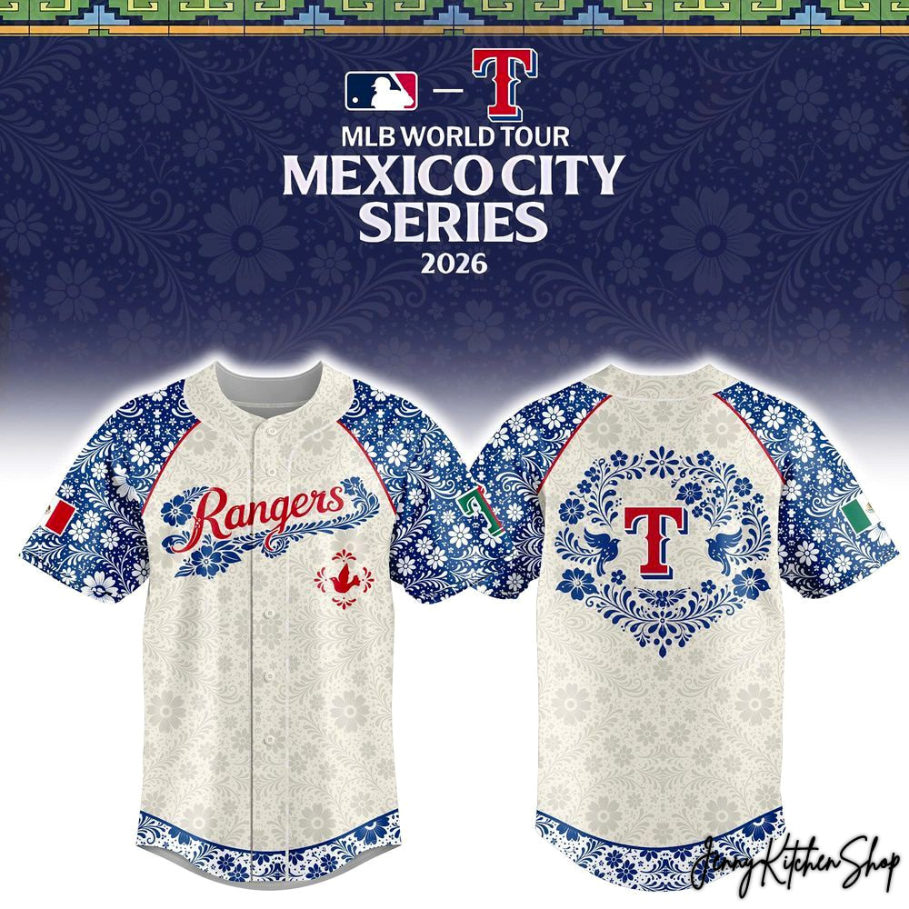 Texas Rangers Mexico City Series 2026 Limited Edition HFN Baseball Jersey