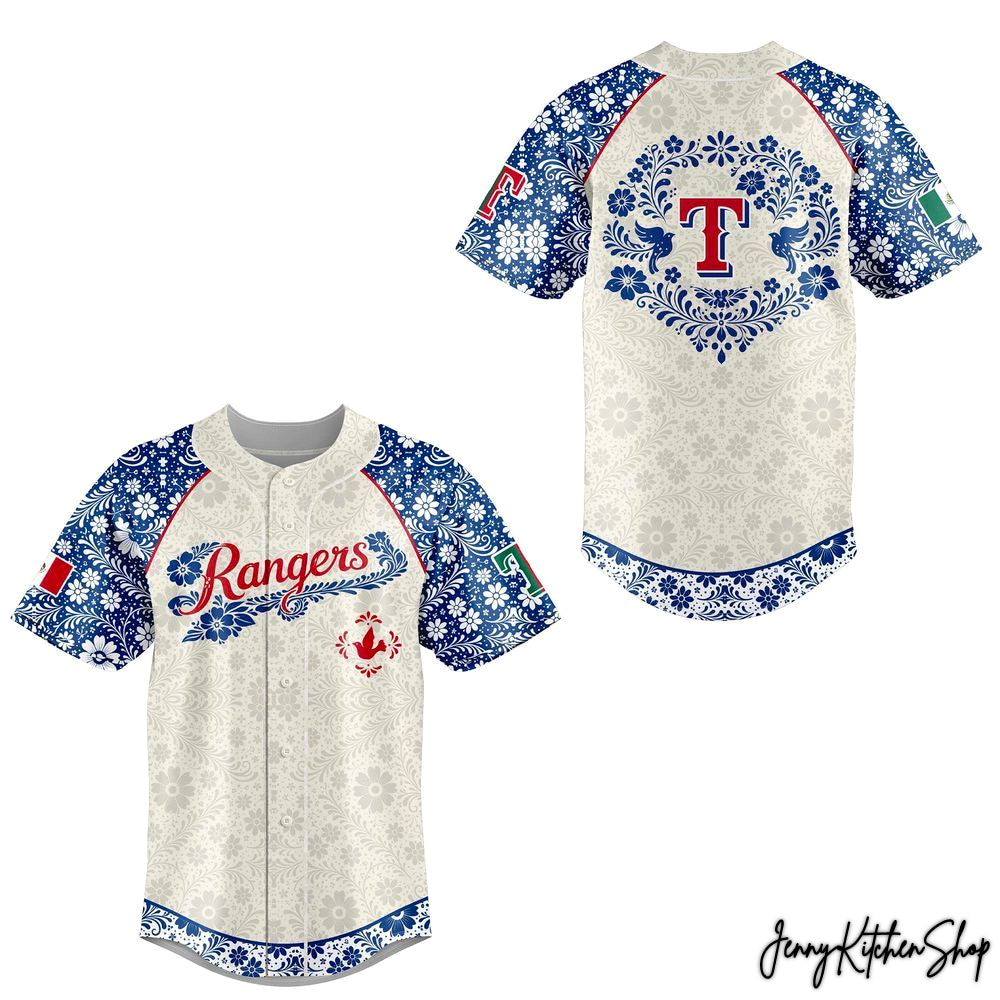 Texas Rangers Mexico City Series 2026 Limited Edition HFN Baseball Jersey - Image 2