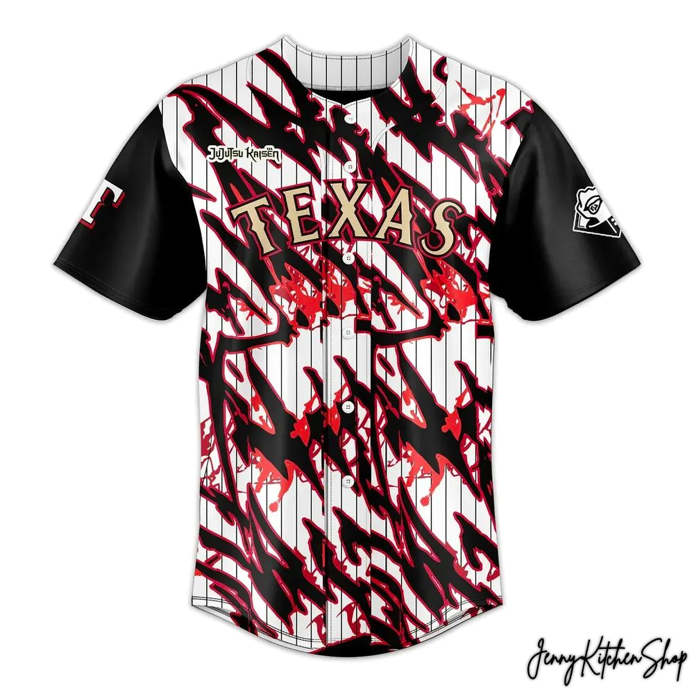 Texas Rangers Theme Night Itadori Kaisen 2026 Limited HFN Baseball Jersey - Image 2