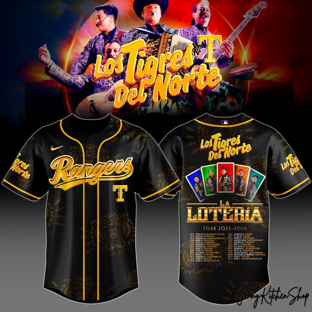 Texas Rangers x Los Tigres del Norte Loteria Tour 2026 HFN Baseball Jersey
