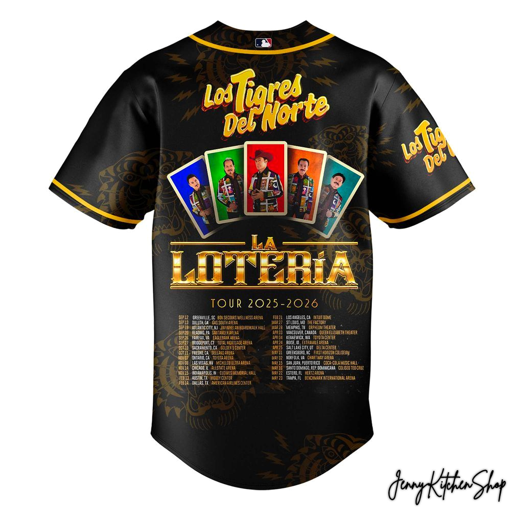 Texas Rangers x Los Tigres del Norte Loteria Tour 2026 HFN Baseball Jersey - Image 3
