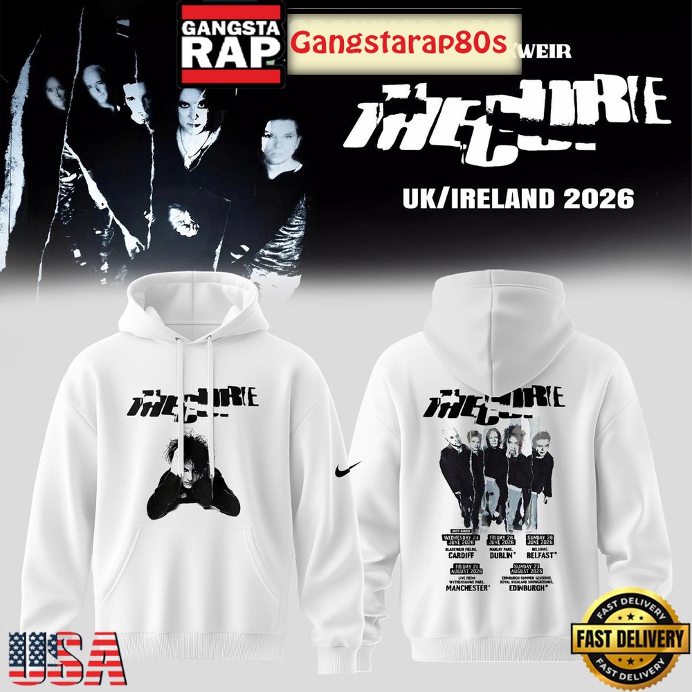 The Cure UK & Ireland Summer 2026 Special Edition T-Shirt Hoodie Or Zip-up Hoodie LN