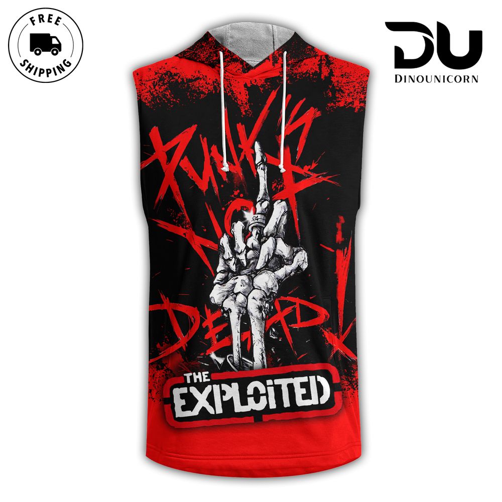 The Exploited Punks Not Dead Tshirt, Hoodie, Sleeveless Hoodie, Zipup Hoodie NNA - Image 2