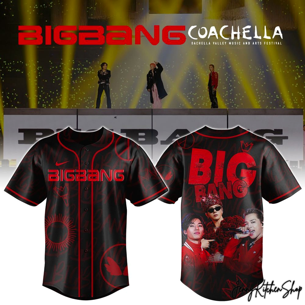 The Kings BIGBANG Return Coachella 2026 Limited HFN Baseball Jersey