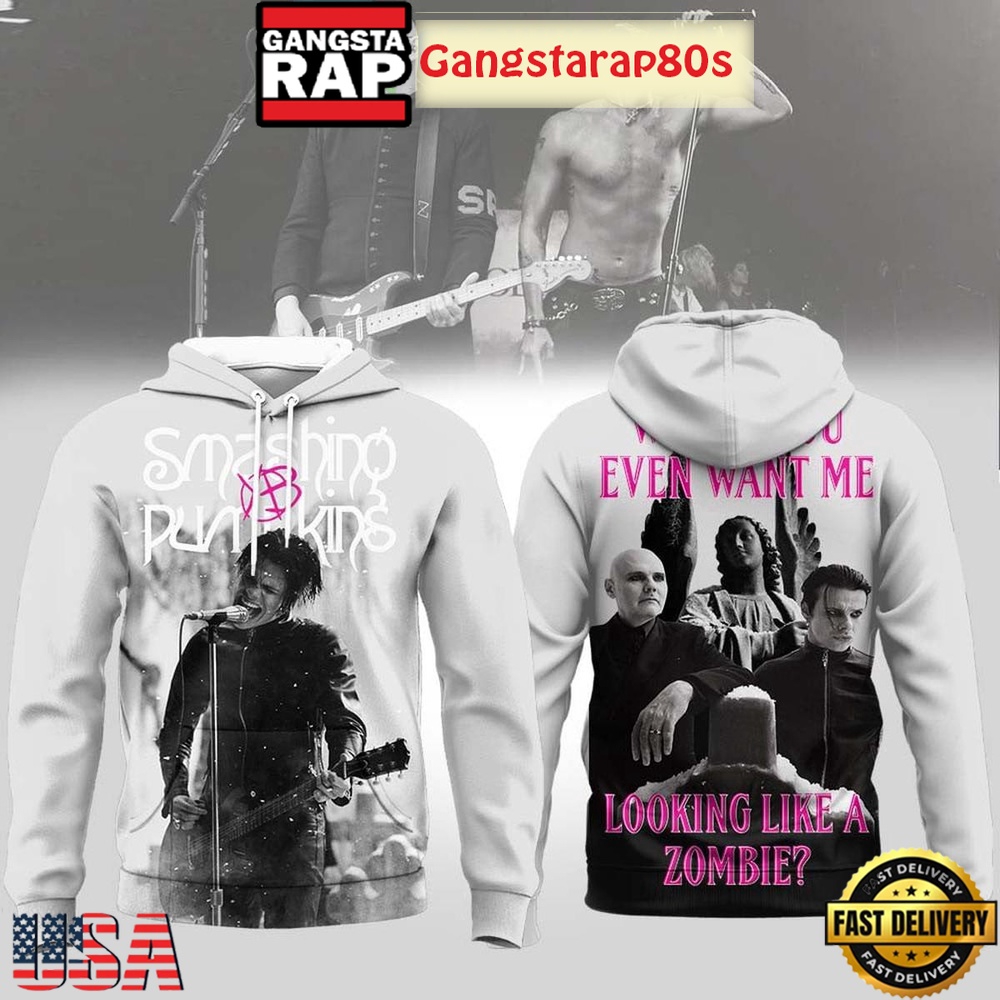 The Smashing Pumpkins Looking Like A Zombie Unisex T-Shirt Hoodie Or Zip-up Hoodie LN