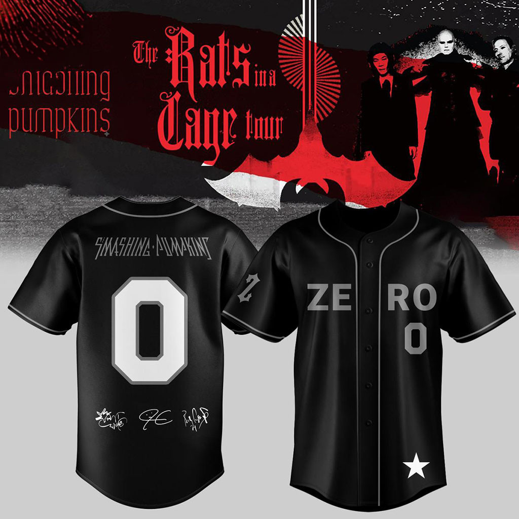 The Smashing Pumpkins The Rats In A Cage Tour 2026 Baseball Jersey HG The Smashing Pumpkins Merch – Joyoce